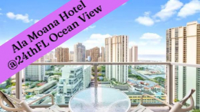 Ala Moana Hotel 24th FL R3 - Partial Ocean View 2 Full Beds, 4person